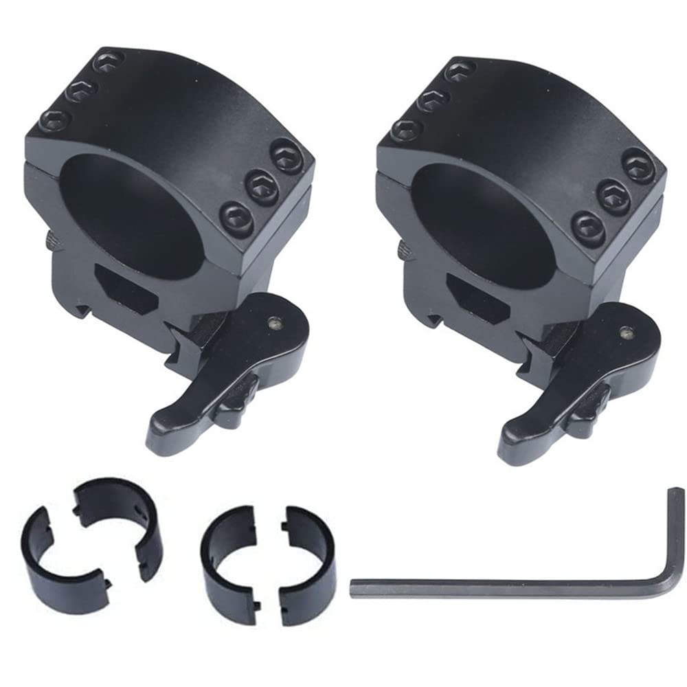 MIZUGIWA Scope Mount 1inch/30mm Ring QD Mount Heavy Duty 6 Bolts 20mm Picatinny Rail