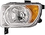 HEADLIGHTSDEPOT Chrome Housing Halogen Headlight Compatible with Honda Element 2003-2006 Includes Left Driver Side Headlamp