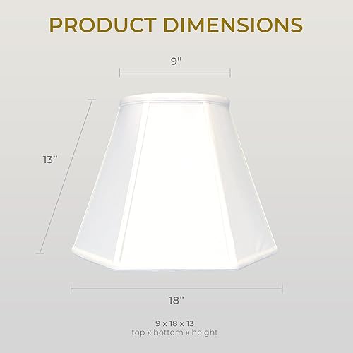 Miniatura 6 de Royal Designs - Pantalla hexagonal básica, blanca, 9 x 18 x 13 pulgadas (BS-733-18WH)