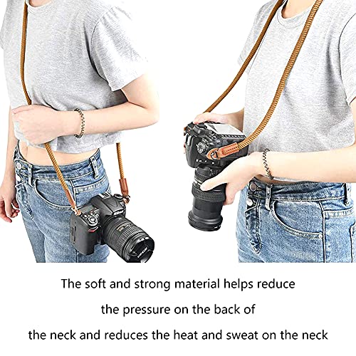 Ropniik Kamera Tragegurt, Super weicher Kameragurt Schulter Strap Kameraband Schultergurt geeignet für Kameras von Canon… – Bild 5