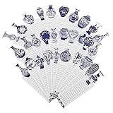 Marque-page vase : les marque-pages de style chinois peuvent aider à développer l'intérêt pour la lecture, pour une utilisation au bureau et à l'école, dans le style chinois.