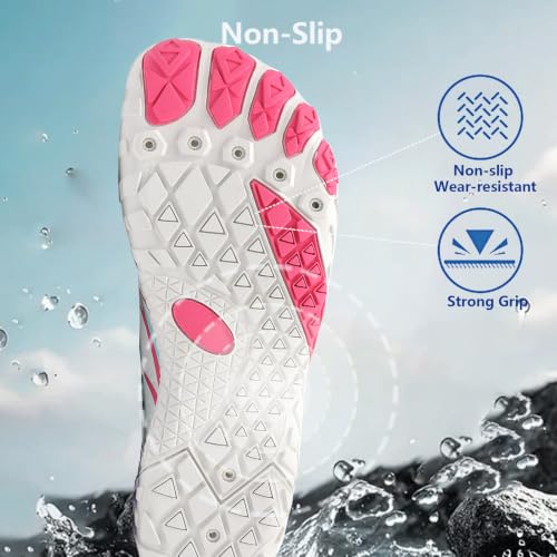 Image of Hike Barefoot Shoes Women Men Pro Water Footwear Wide Toe Box Non-Slip Unisex Athletic Outdoor Running Shoes