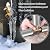 10 PCS Outdoor Water Pipe Insulation Foam Tube 0.6" Pre Slit Self Adhesive Foam Pipe Covers with Aluminum Foil,Copper Pipe Insulation Foam Wrap for Outdoor Winter Irrigation, Sprinkler