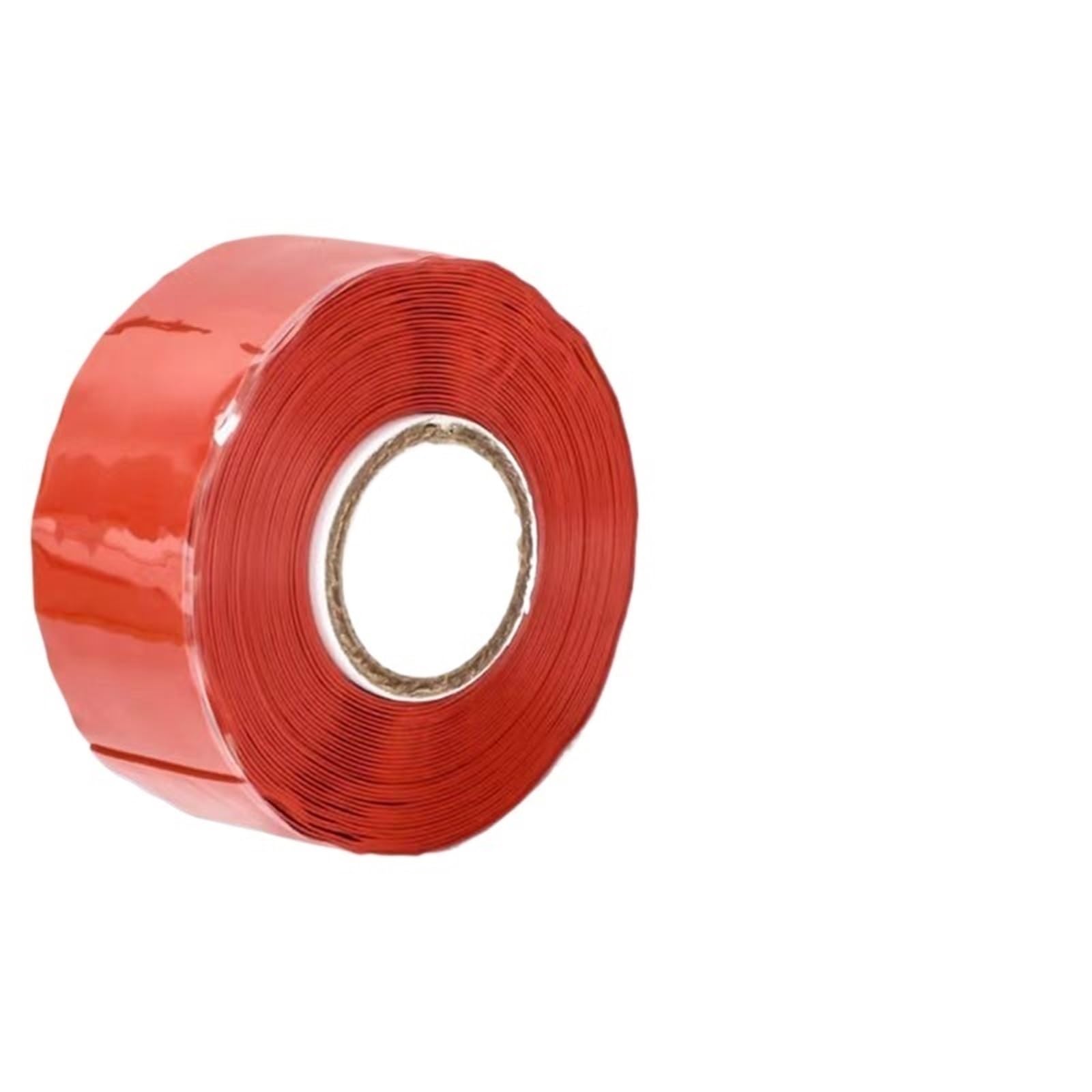 Nastro isolante sigillante in silicone autofusibil Nastro autofondente in silicone for riparazione tubi Multicolor 1-3,0 m 1-10 rotoli(Red-10rolls,3.0M)