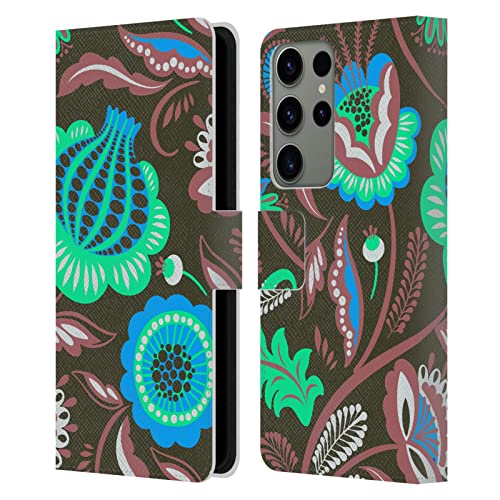 Funda Samsung S23 Ultra estilo libro verde Haroulita ideal para tus viajes y fotos