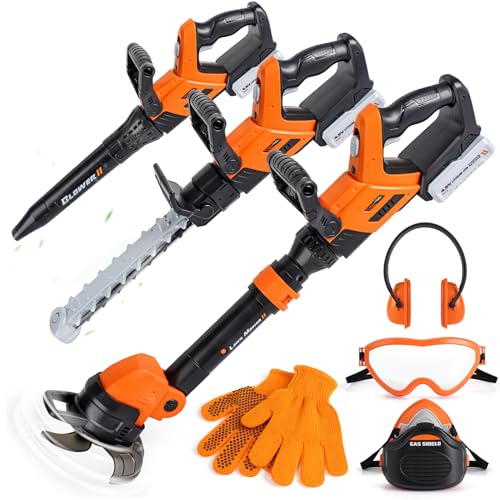 Outils de Jardin pour Enfants 3 en 1 - Débroussailleuse...