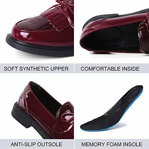 Image of VOCNTVY Loafers for Women Slip On Comfort Business Work Shoes
