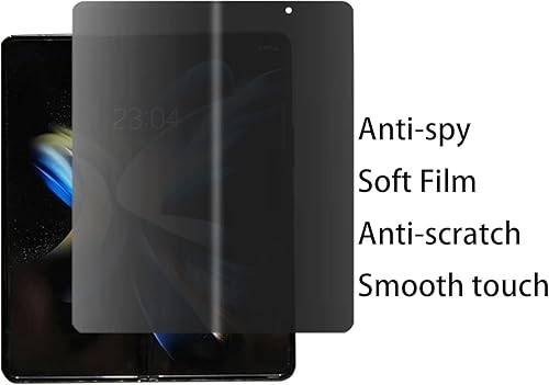 Miniatura 10 de Protector de pantalla antiespía para Samsung Galaxy Z Fold 5 5G 2023, mate, antirreflejos, privacidad, exterior, suave, antiarañazos, antiespías