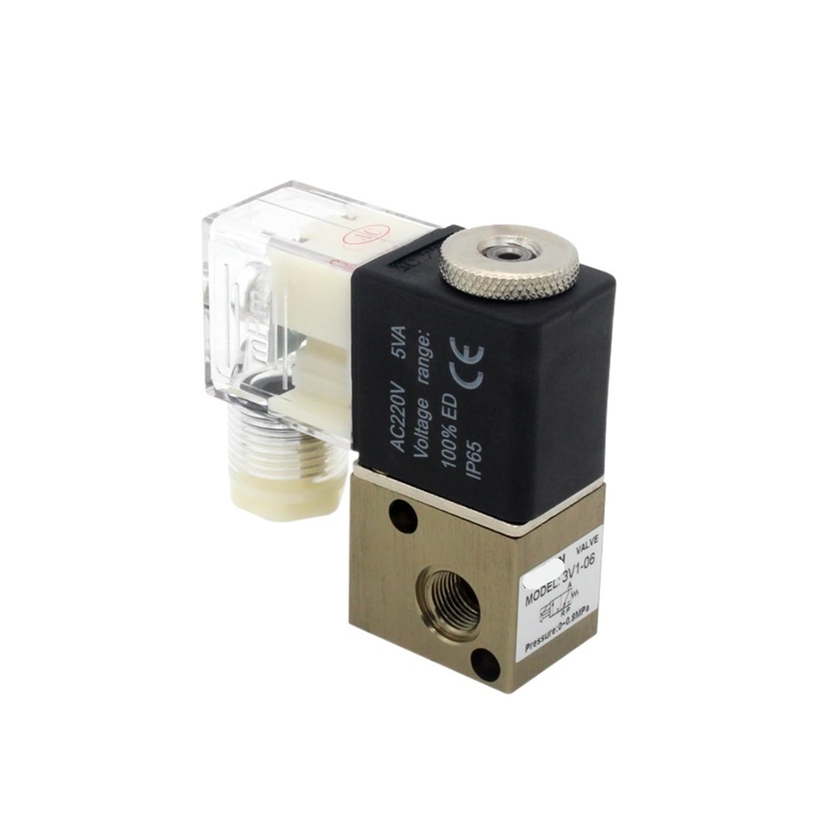 Électrovanne pneumatique 3V1-06 pour stopper les fuites d'air de commande en 1/8