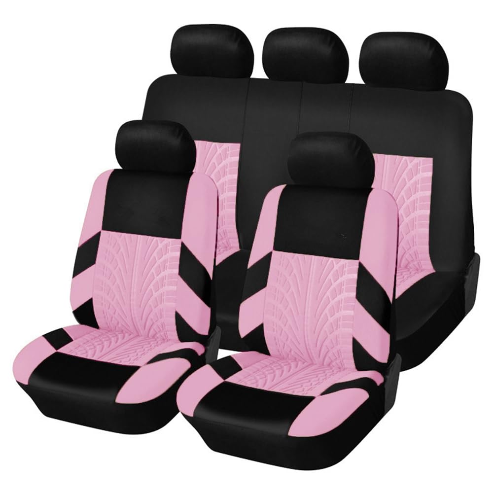 Ruidam F/Pink Car Seat Cover Sets Or Vw Taigo/Taigo R-Line Suv Crossover, Nonslip Protectors Ront Rear Seat Cover Ull Sets Ull Surround Seat Covers Interior Accessories,