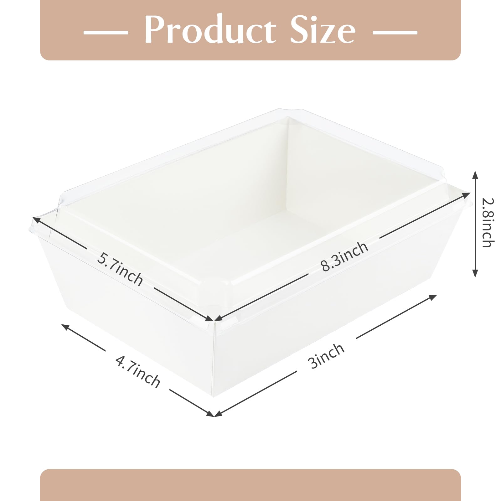 ZORRITA Bakery Take Out Containers