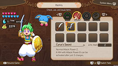 Wonder Boy Asha in Monster World Nintendo Switch - vue 7