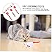 CORHAD 3pcs Plush Mouse Shaped Cat Toys Interactive Pet Supplies for Indoor Cats Lightweight Plush Material for Biting Fun Keeps Active and Engaged for