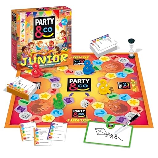 Party & Co. Junior - Juegos Infantiles para niños +8 Años, Juego de Mesa Multi-Prueba, Juego de Mesa por Equipos, Regalos niños 8 años | Ya disponible en tu tienda friki favorita! En mundofriki.es!