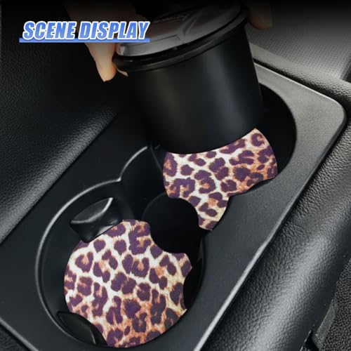 2PCS Portavasos para Auto con Diseño de Leopardo miniatura 5