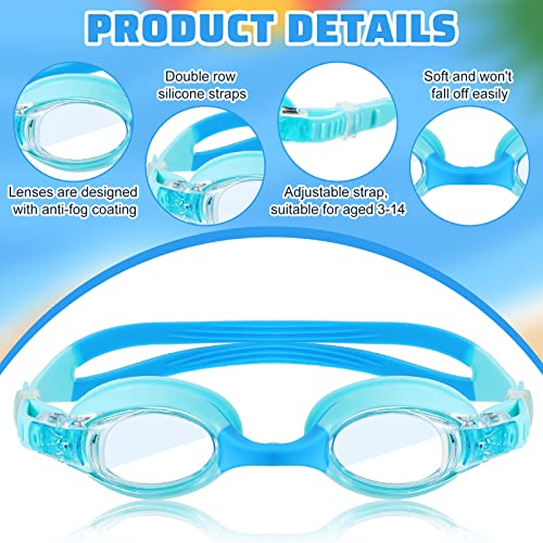 Hoteam 10 Pcs Kids Swimming Goggles Multicolor Waterproof Anti Fog Swim Glasses For Kids Girls Boys And Child Age 3-14 #TOP2