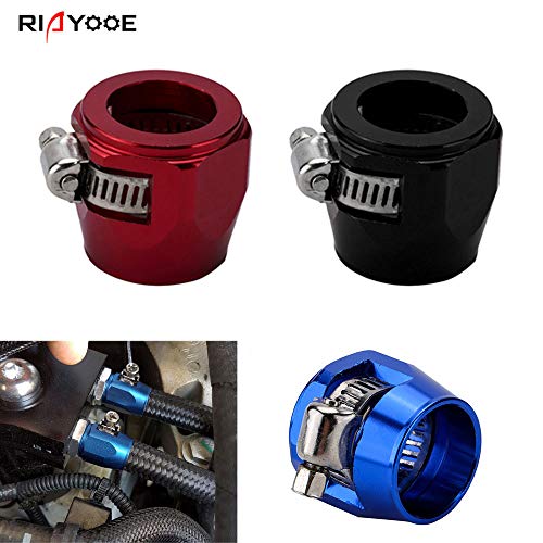 RuleaxAsi Radiador de carro Tubo de Tubo de Combustível Modificado AN4 AN6AN8AN10AN12 Braçadeira de