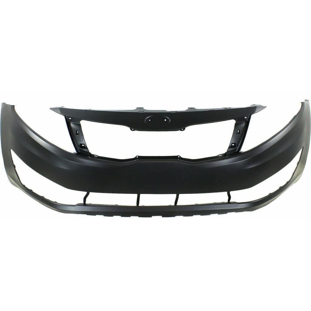 FitParts Compatible With Front Bumper Cover 2012-2013 Kia Optima USA LX EX Sedan 12-13. New, Primed and Ready for Paint. W/o Park Assist Holes. 865114C000 KI1000161