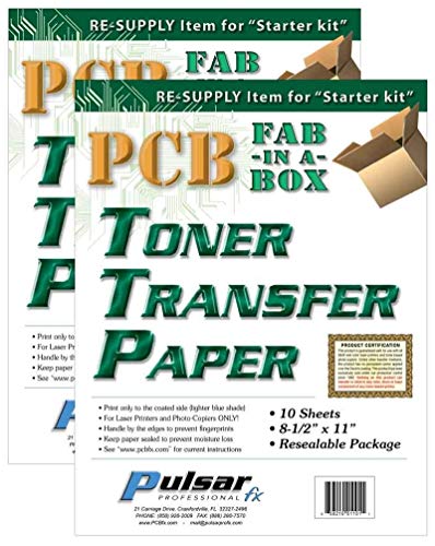 Printers Toner Transfer Paper 10 Sheets