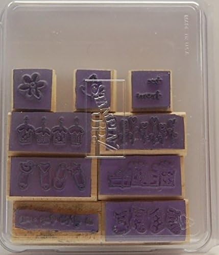 Stampin' Up! Tag-Alongs Wood Mounted Set of 9 image 2
