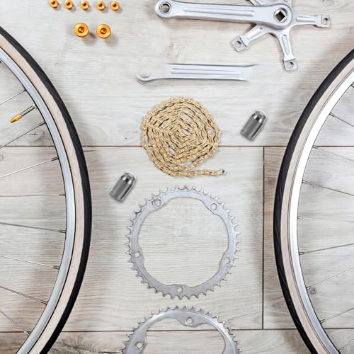 2 tapones para válvula de bicicleta de aleación de titanio, tapas ligeras para válvulas de aire de montaña y carretera miniatura 5