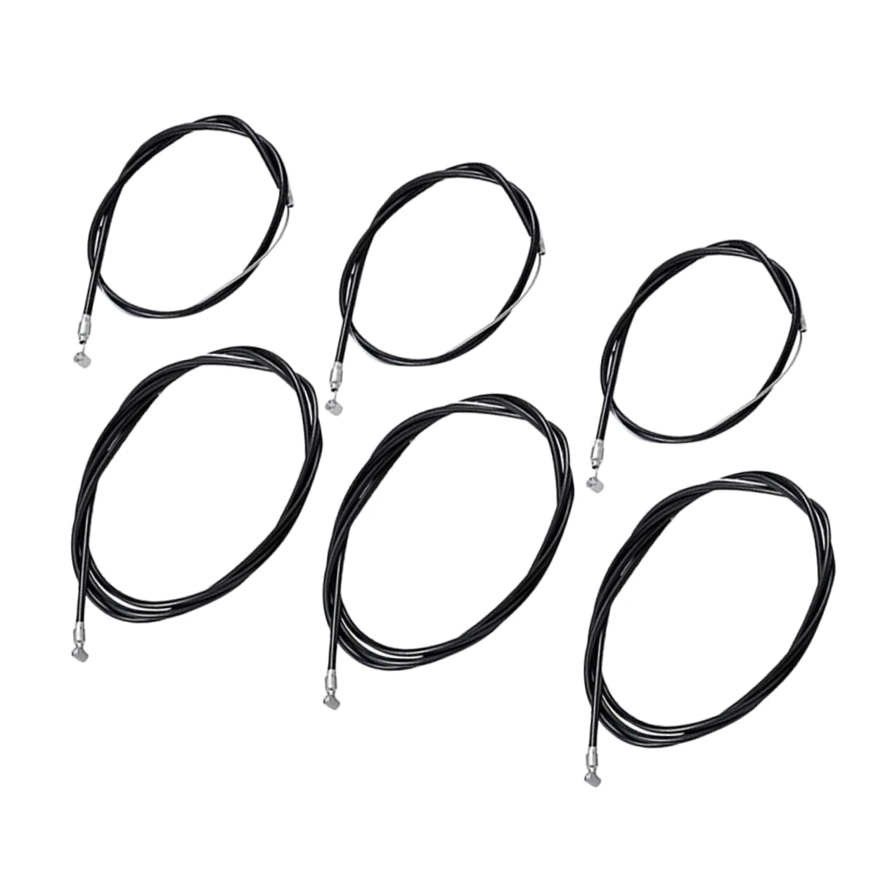 Mikinona 1Set Bicycle Brake Cable Kit Front Rear Brake Wires for Mountain and Road Bikes Lightweight Versatile Includes Front Approx Rear Approx Cables