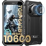 FOSSiBOT F101P Smartphone outdoor 10600 mAh 5,45" schermo HD Cellulare resistente senza contratto Android 13 7 GB RAM + 64 GB ROM Fotocamera 24 MP Impermeabile Antipolvere 4G Dual Sim IP68/IP69K/OTG