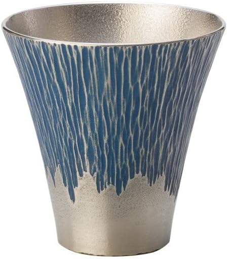 Osaka Tinner, Suzuki, Osaka Nanwa Tinner, Traditional Crafts, Sake Cup, Tumbler, Small, Mt. Fuji, Black, Fut-1-k