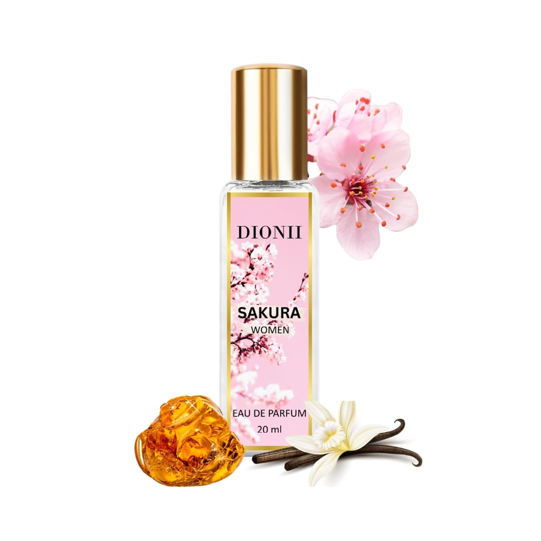 Dionii JAPAN EDIT SAKURA Womens Eau De Parfum Perfume | Long Lasting | Around the World Collection | 20 ML-image-0