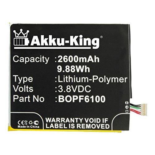 Akku-King Akku kompatibel mit HTC 35H00232-00M - Li-Polymer 2600mAh - für Desire 820, 826, A51