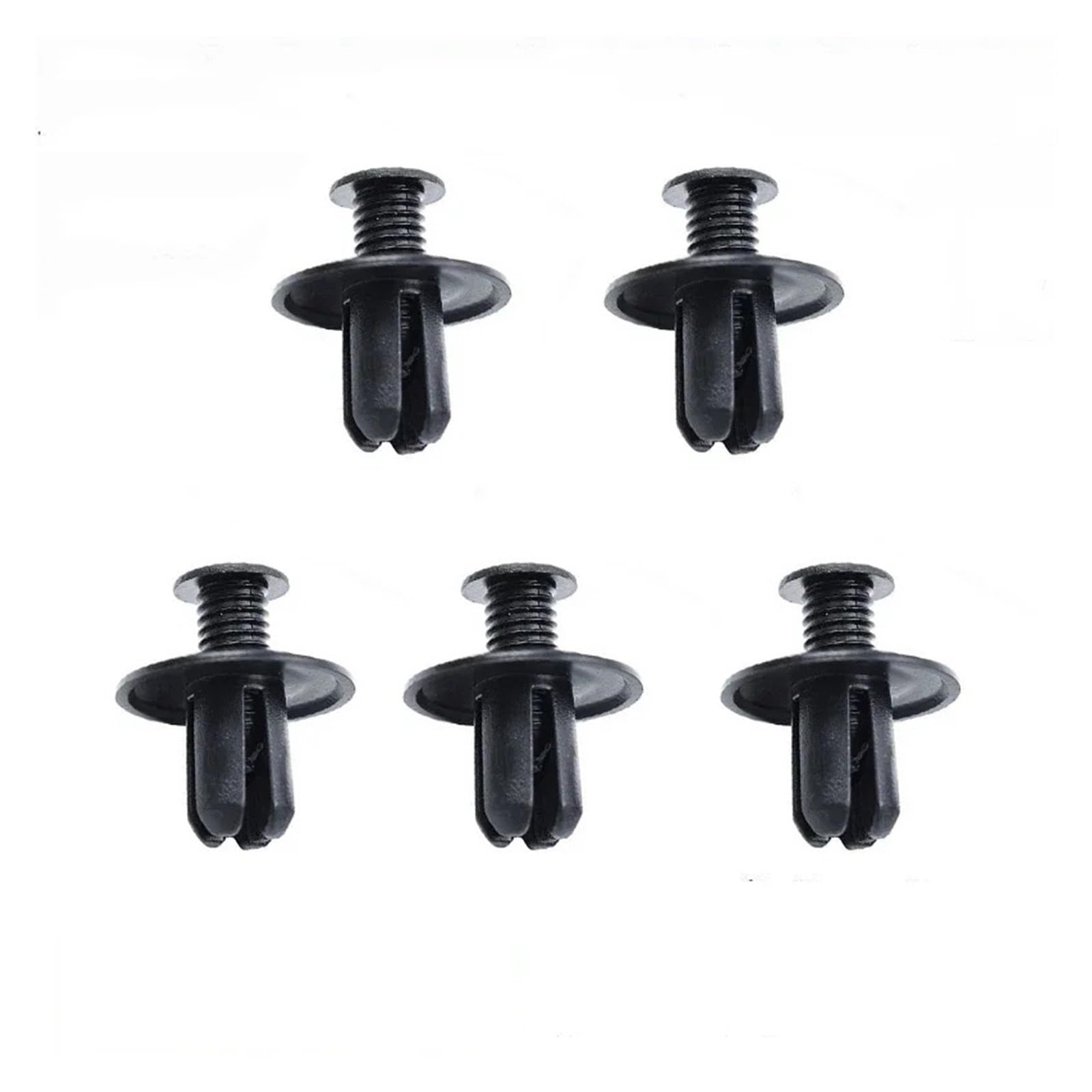 KXFVYNE 8mm Plastic Rivets Fastener Screw Car Bumper Fenders Trim Panel Retainer Fasteners Clip Accessories(5pcs)