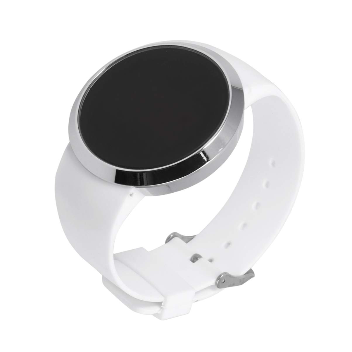 Hemobllo Kids Watch - LED Electronic Watch Luminous Watch Smart Touch Screen Wrist Watch for Boys Girls Kids (White)