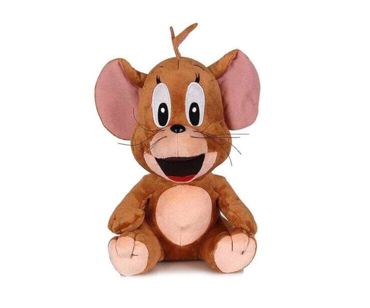YUHALQ Plush Toy, Cute Tom Cat Jerry Mouse Plush Toy Doll Cat Tom And Mouse Jerry Doll Large Doll, Sitting Mouse 45 Cm A variety of beautiful and beautiful toys (Color : .B, Size : 45cm)