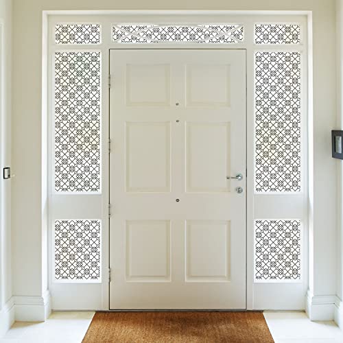 Dktie Window Privacy Film Frosted Glass Static Clings Non Adhesive, Modern Home Improvement Style (116, 17.7'' X 78.7'') #TOP3