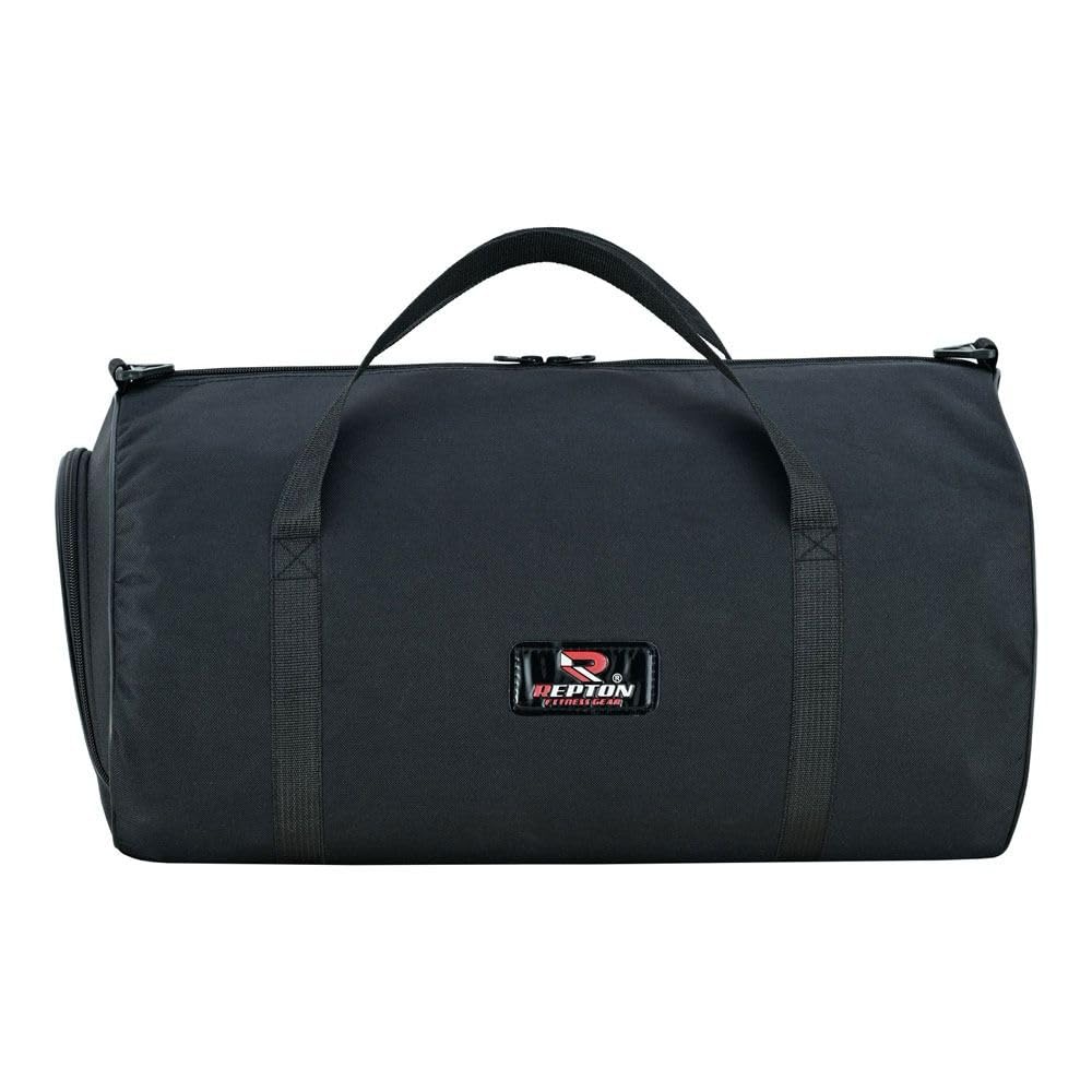 Gym Duffle Bag with Shoe Compartment Foldable Men Women Travel Fitness Holdall Sports Bags - Shoulder Strap Swimming Basketball Tennis Luggage Weekender Light Weight Dry Bags (Robust Black) - Image 2