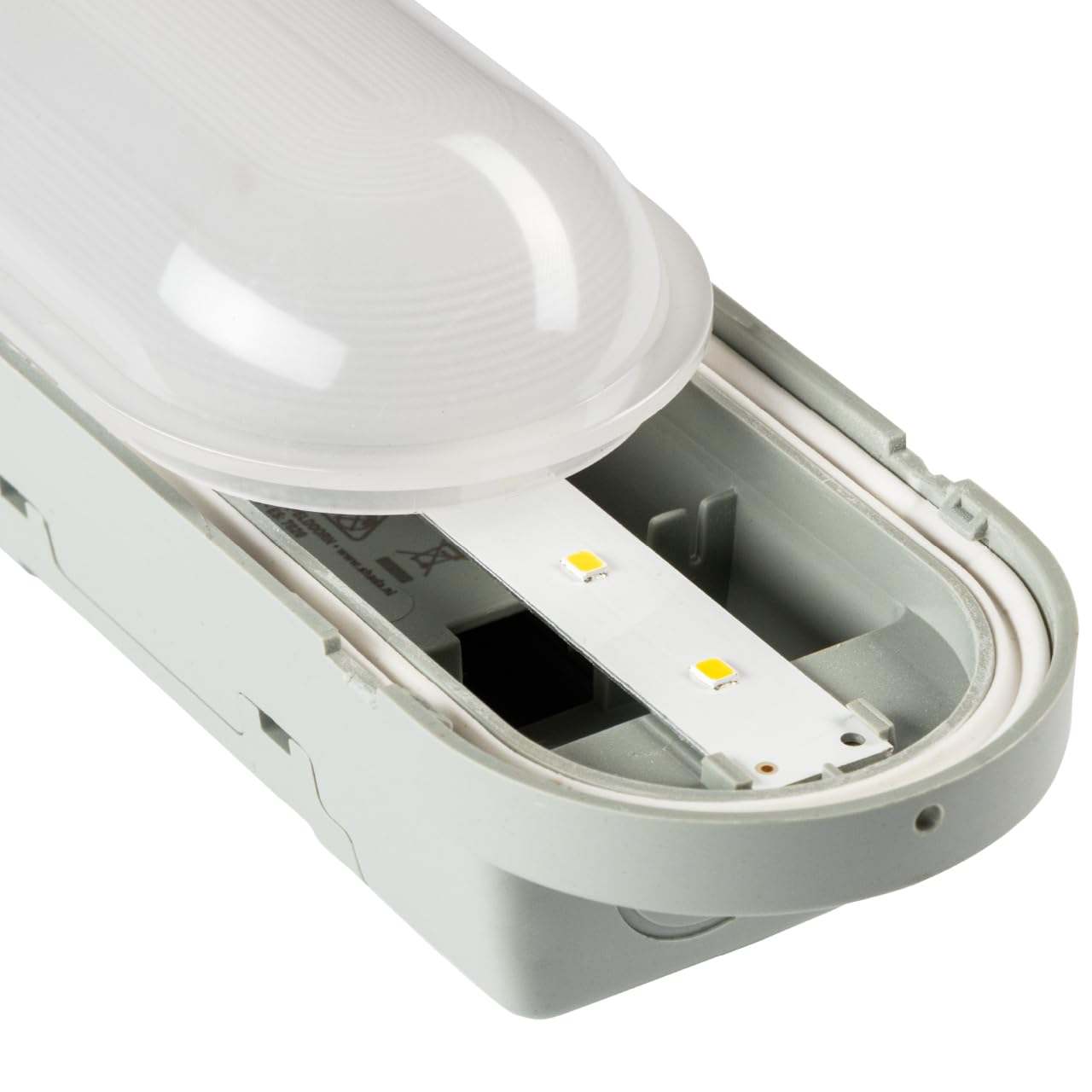 Proventa LED Feuchtraumleuchte 120cm IP65 – 3er Pack neutralweiß 18W & 2500lm – LED Wannenleuchte für Garage, Werkstatt, Keller, Carport – Feuchtraumlampe 120cm mit festem Leuchtmittel