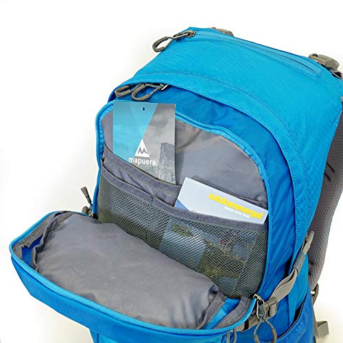 mapuera Aero Lichtgewicht dagrugzak met rugventilatie/daypack met regenhoes, 19 l, geschikt als rugzak voor fietsen, wandelen, hardlopen en voor dagtochten - Image 5