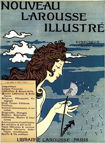 Affiches sur toile Larousse Eugène Grasset 50x70cm cadeau idéal culture