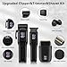 Hair Clippers for Men, Professional Clippers and Trimmers Electric Razor Foil Shaver Set, Beard Trimmer, Cordless Mens Clippers for Hair Cutting, Barber, Grooming, Family