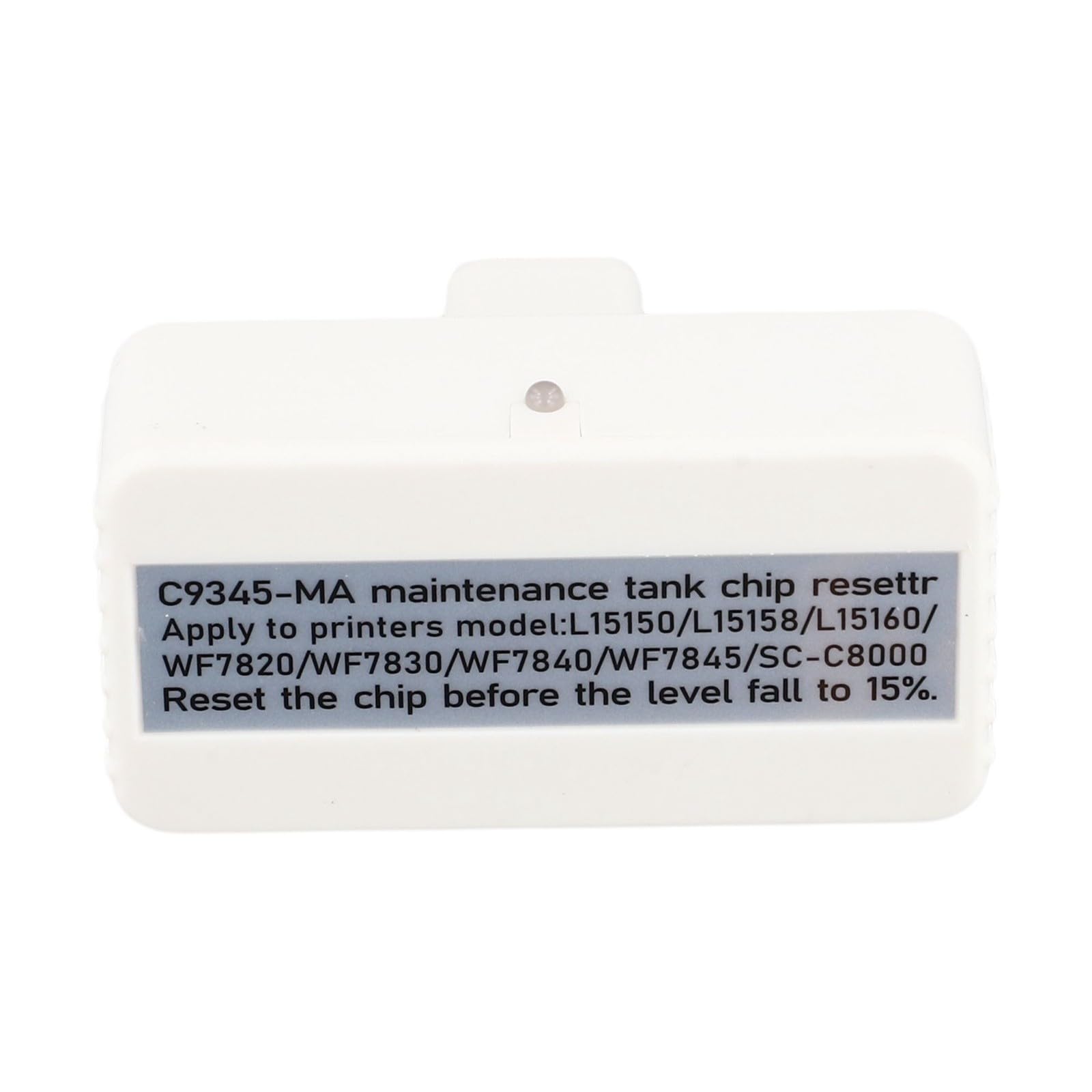 C9345 Boîte de maintenance réinitialisateur de puce pour imprimante Epson ET-8550 ET-5800 ET-8500 L8058 L18058 WF-7845 Outil de réparation 1 paquet