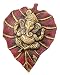 Trendy Crafts Metal Lord Ganesha On Leaf, Wall Hanging Article for Wall Decor, Room Decor, Best for Housewarming, Wedding Gifts