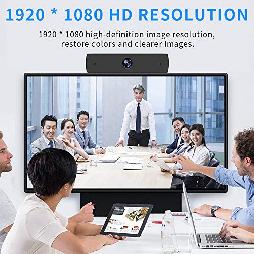 Webcam with Microphone, 1080P HD Webcam Streaming Computer Web Camera -USB Computer Camera for PC Laptop Desktop Video Calling,Conferencing - Thumbnail 2