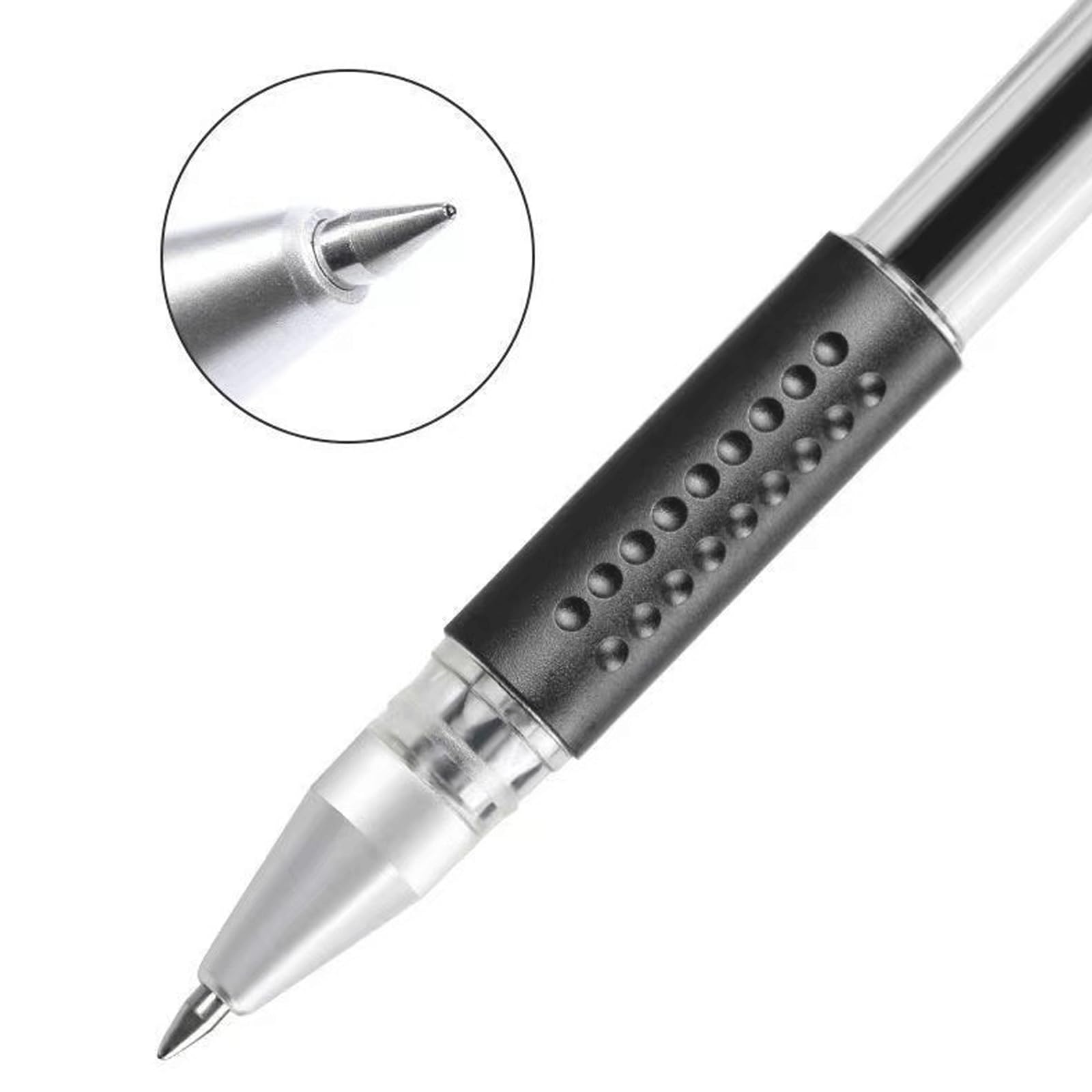 penna gel penna inchiostro gel 12 pezzi penne gel diametro punta a sfera 0,5 mm studenti esame professionale compiti scrittura penna firma ufficio