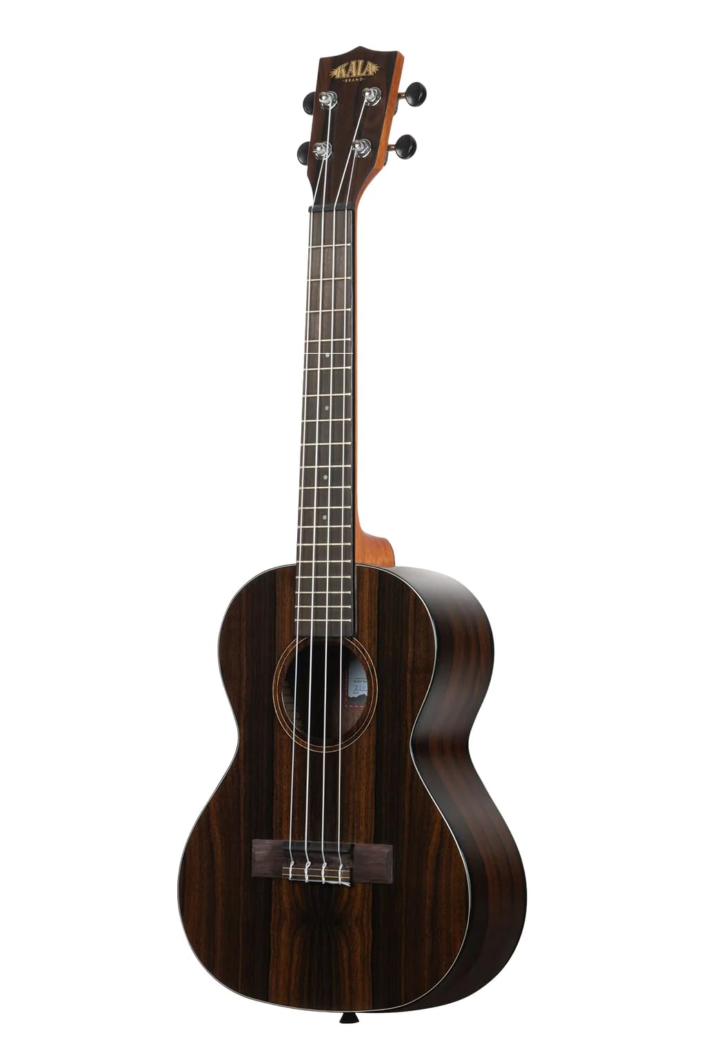 Kala Ziricote Tenor Ukulele by Kala KA-ZCT-T Bundle with a Tuner and Polishing Cloth - Image 4