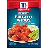 McCormick Original Buffalo Wings Seasoning Mix, 1.6 oz (Pack of 6)