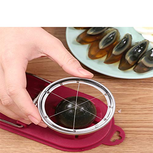 Eierschneider, Aktenvernichter, Multifunktions-Hochleistungs-Eierschneider, Doppelhohlraumdesign, Edelstahl und Kunststoff in