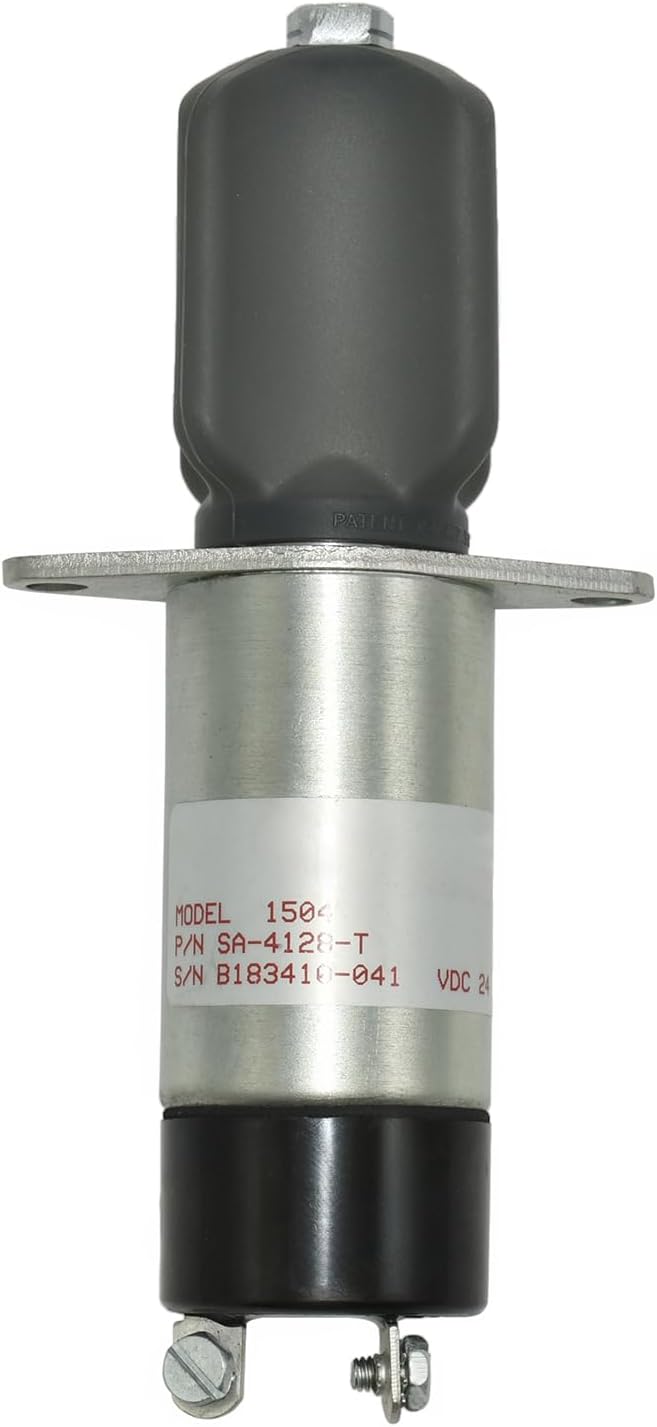 ‎Embellu SA-4128-T 24V Fuel Shut Off Solenoid Compatible with Woodward Engine