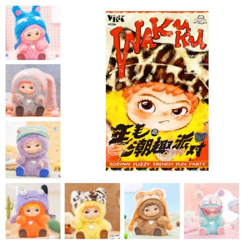 Wakuku Figura de acción con llavero de peluche suave