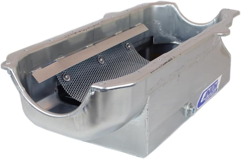 Canton Racing Products 11-180 Small Block Chevy Circle Track Open Chassis 85 & Earlier Oil Pan, 1 Pack