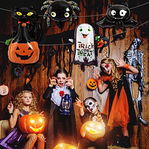 Haiops Halloween Balloons Party Supplies Pumpkin Black Cat Bat Ghost Spider Balloons Party Decoration #TOP2